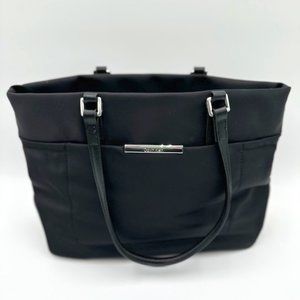 Calvin Klein Vinyl & Leather Tote